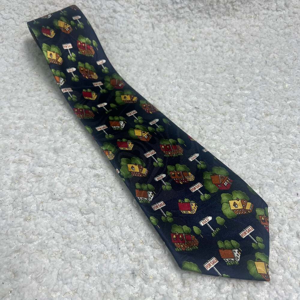 Realtor Necktie Home Sales Steven Harris Men’s Tie Office Work Casual Gift